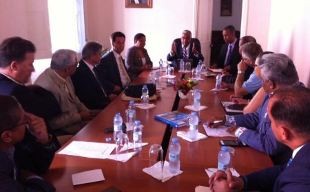 Senadores americanos visitam a ilha Brava