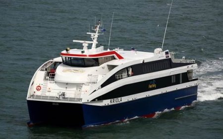 Serve para informar que o navio KRIOLA retomará as viagens amanhã, quinta-feira 12/04,