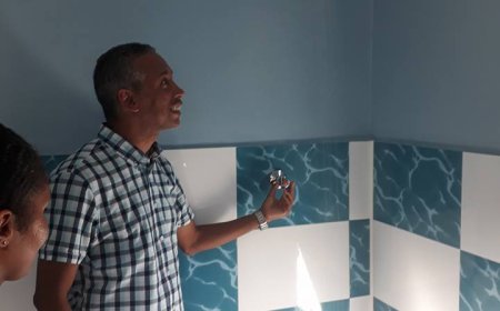 Ponto a ponto: CMB entrega mais uma casa de banho a uma família. 
