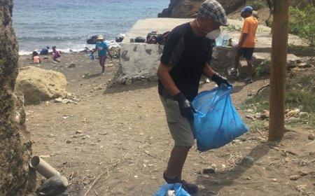 Brava: Grupo Mocidade starts activities with a cleaning campaign