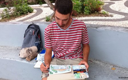 The Italian architect Lívio Fania, 32 years old, residing in France, is in Cape Verde