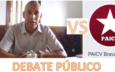 O PAICV/Brava ACEITA O DEBATE PÚBLICO com FRANCISCO TAVARES, mas atraves de post no facebook
