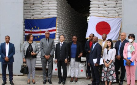 Cabo Verde recebe ajuda alimentar do Japão