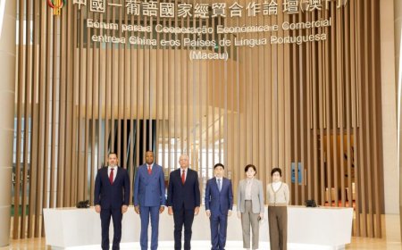 Rui Figueiredo Soares visita Secretariado Permanente do Fórum de Macau