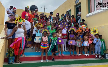 Brava/Carnaval: Escola Básica da Furna sensibiliza público sobre a “sustentabilidade ambiental” no seu desfile
