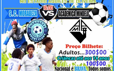 Morabeza X Academica de Mindelo antecipada para sexta Feira, 21 Abril