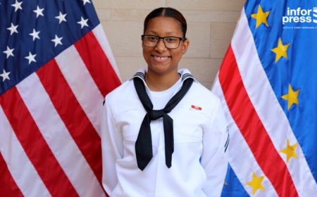 Érica Lopes, uma jovem crioula nas fileiras da marinha militar dos EUA