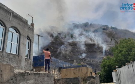 Brava: Incêndio de pequena proporção deflagra em Cova Rodela mas prontamente controlado