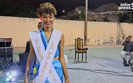 Brava: Karmelize Barbosa vence concurso miss Nhô Santo António 2023
