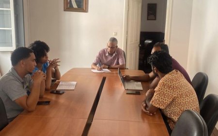 Comitiva do Projeto VITÓ e BI-FLORES é recebida em audiência pelo Presidente da Câmara Municipal da Brava