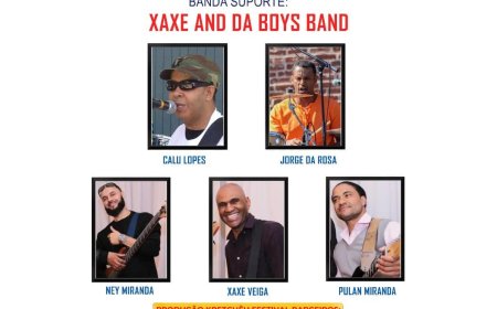 Xaxe and Da Boys Band no Festival Nha Terra Nha Kretcheu em Rhode Island