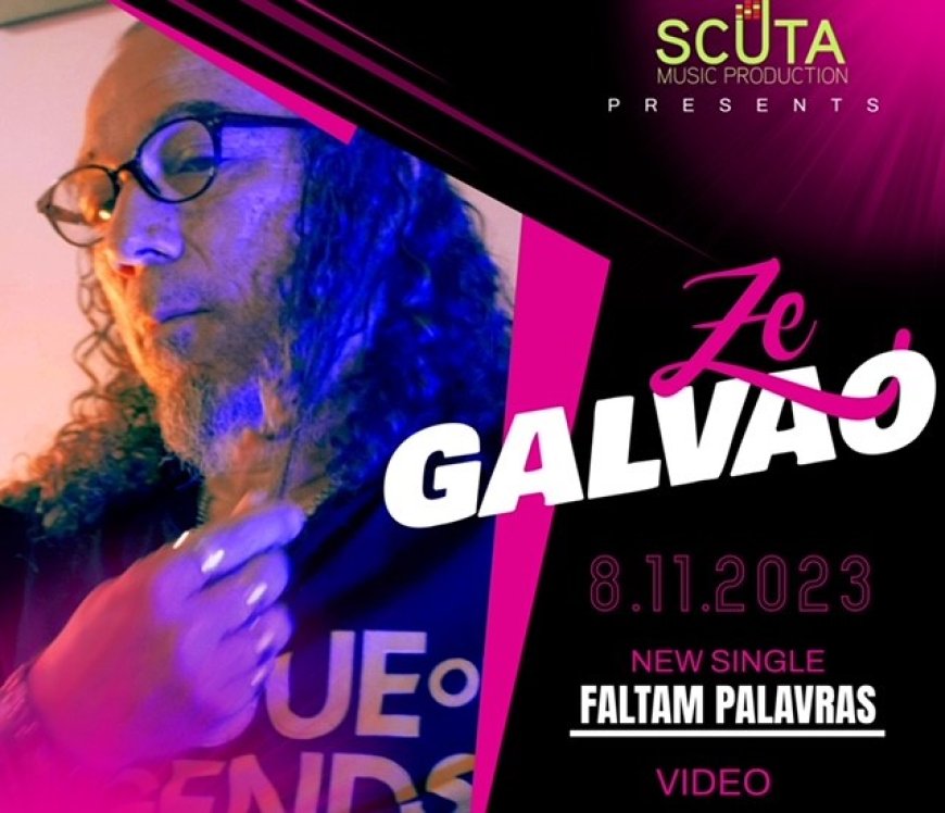 Zé Galvão records the music video for the song "Faltam Palavras" by composer Benvindo Cruz