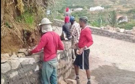 CMB inicia a reconstrução de muros em estradas danificadas pelas chuvas com apoio Governamental