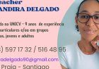 Professor Jandira Delgado offers English classes for all ages