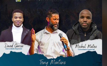 Tony Martins vai a Suiça para um concerto Gospel